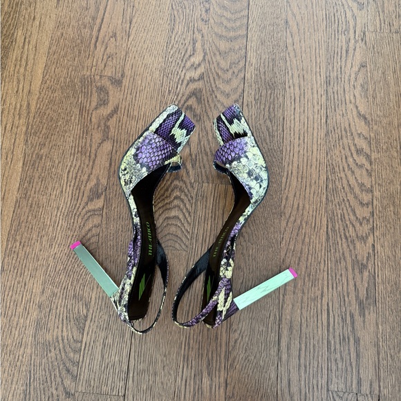 THE ATTICO Ginger Python Sandals - Picture 6 of 11